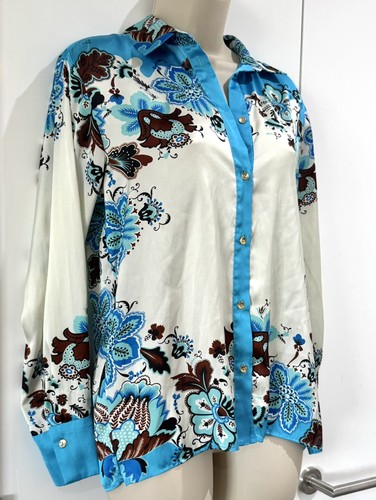 Zara retro blue white - blue, &
