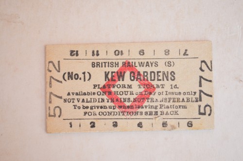 Railway platform ticket - railway,