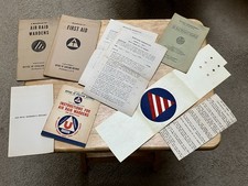 Vintage world war WW2 Air Raid