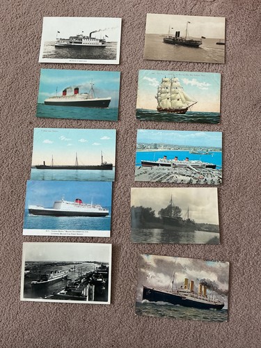 Vintage shipping ships - 10,