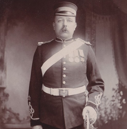 Cabinet card photo british - card,