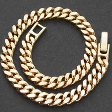 8" | 5mm SQUARE CURB Link 14k