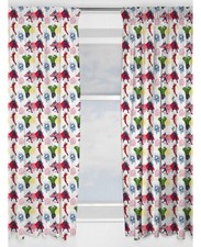 Marvel Avengers Mission 66" x 54" Unlined Pencil Pleat Character Curtains