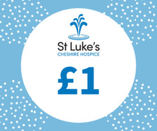 Charity Donation to St Luke's Cheshire Hospice