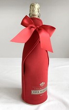 Piper Heidsieck Champagne Red Fabric Bottle Cooler Sleeve / Prosecco / Fizz