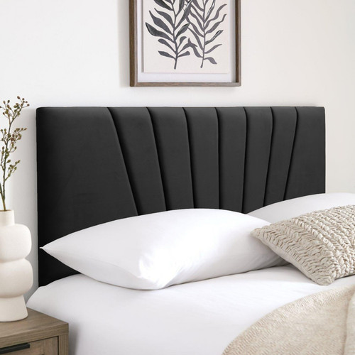 4ft6 double size bed - bed, headboard