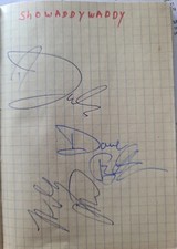 SHOWADDYWADDY autograph signed