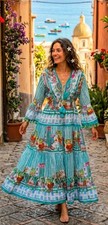 Boho Coastal Maxi Dress