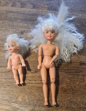 2 VINTAGE BARBIE SISTER DOLLS STACIE KELLY MATTEL 1990s