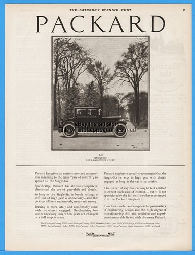 1922 packard single six four - packard,
