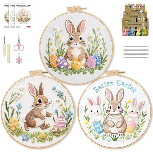 Easter embroidery kit for - easter,