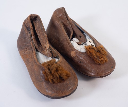 Vintage doll leather - doll,
