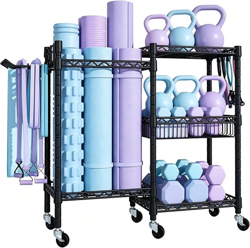 Gym storage rack with - gym,