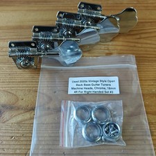 Used 2020s Vintage Style Jazz P Precision Bass Guitar Tuners Machine Heads 4R #3