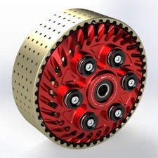 Ducati adjustable red slipper