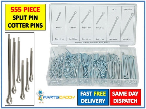 555 assorted split pin - assorted,