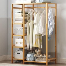 Solid Wooden Clothes Rail