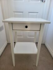 Pair Of Hemnes IKEA Bedside Tables With Drawers In White