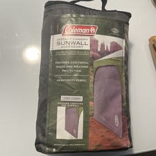 Coleman 10x10 Instant Canopy Sunwall Tent Panel Camping, Beach, Tailgating