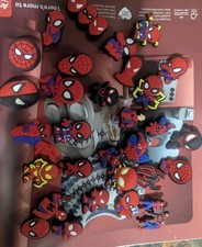 5xSpider-Man Croc Charms – For Spider-Man Fans Perfect Stocking Fillers!!