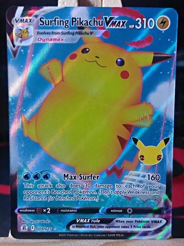 Surfing pikachu vmax ultra - vmax,