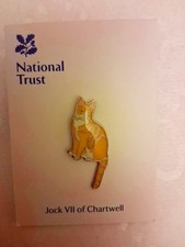 National Trust CHARTWELL HOUSE Jock the VII Cat Pin Badge. Free Post