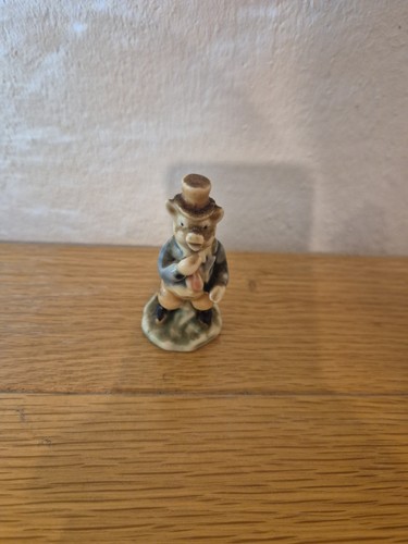 Antique mini pig - antique, ceramic