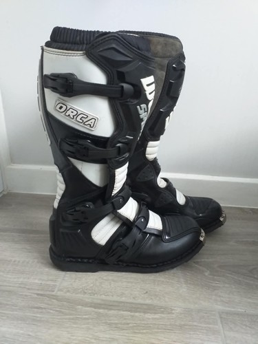 Leather motocross boots - motocross,