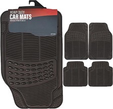 FOR VAUXHALL ASTRA - HEAVY DUTY RUBBER CAR MATS UNIVERSAL FULL SET OF 4