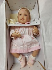 Ashton Drake Baby REBORN Doll ~ in Pink dress & Bonnet
