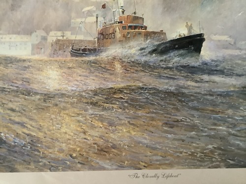 The clovelly lifeboat - the,