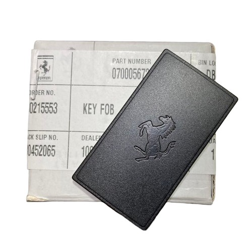 Genuine ferrari black key fob - black,