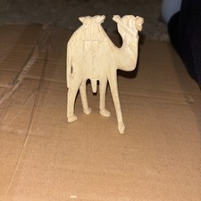 8inch White Wooden Camel