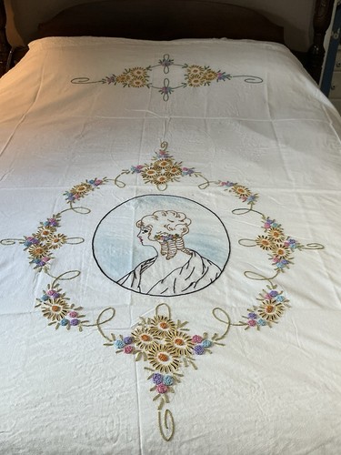 Vtg summer bedspread - summer,