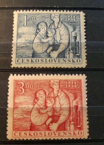 Czechoslovakia stamps 1948 - czechoslovakia,