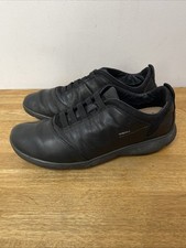 Geox Men's Nebula Sneakers Trainers Black Size 8 Uk Eur 42