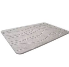 Indoor Diatomite Stone Bath Mat Water Absorption Quick Drying Stone Shower Mat