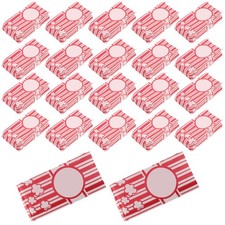  100 Pcs Paper Popcorn Bags