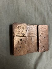 Copper Ingot Bar 400g+ 999