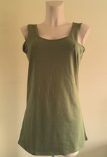 George Long Line Fitted Vest Size 18 Colour : Green