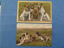 2 VINTAGE POSTCARDS OF