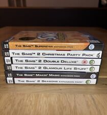 Bundle Of x6 SIMS 2 Games For PC - Double Deluxe / Sims 2 / Makin' Magic
