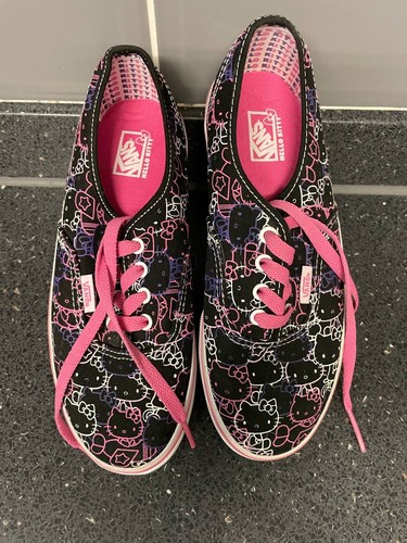 Hello kitty vans black - hello,