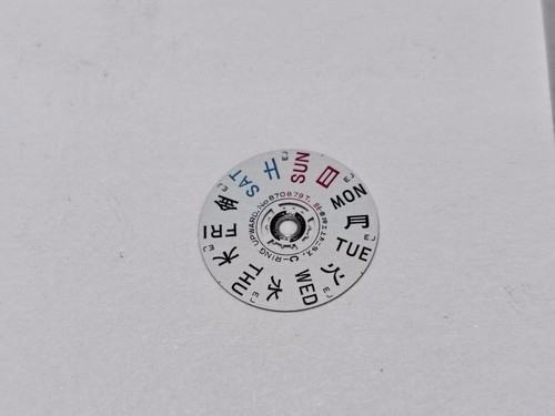 Genuine day dial disk - day,