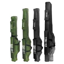 Fishing Rod Carrier Bag Foldable Pole Reel Holder Storage Case Outdoor Travel UK
