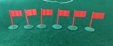 Subbuteo Accessories - 6 X Corner / Line Flags