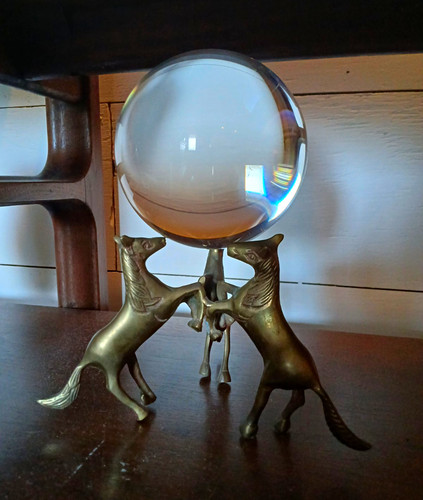 Three horse brass - three,