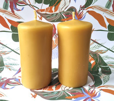 2 x Handmade Pure Beeswax