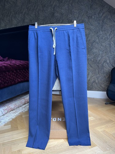 Zara navy linen blend - zara,