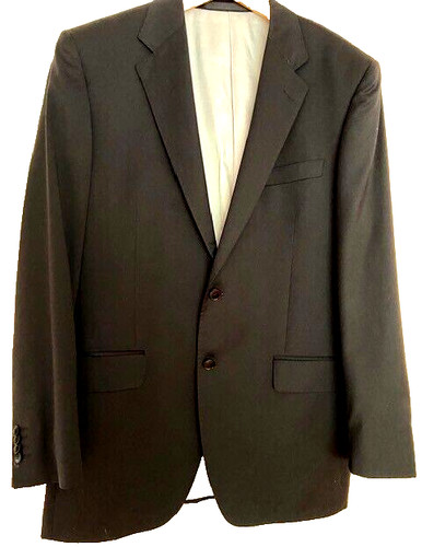 Black jacket pure new wool - black,